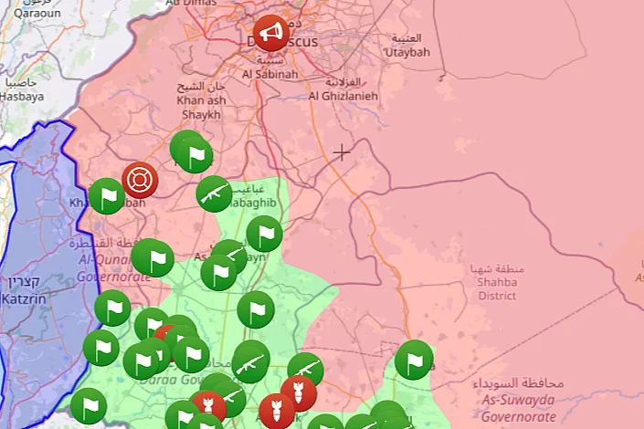 Mapa: https://syria.liveuamap.com/